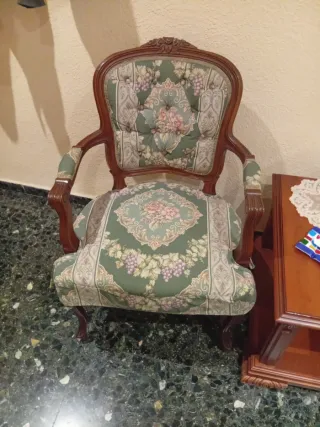 Butaca vintage floral