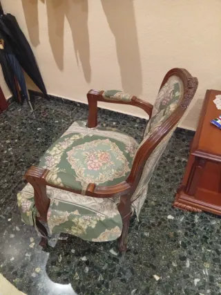 Butaca vintage floral