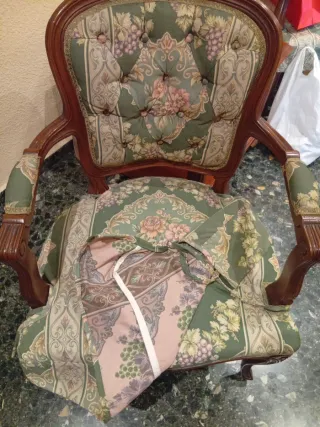 Butaca vintage floral