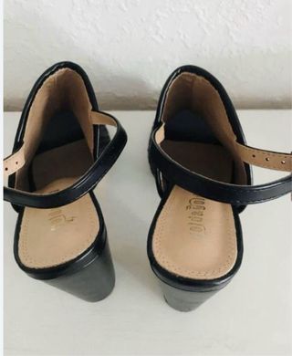 Sandalias de Piel  Negras made in Italy