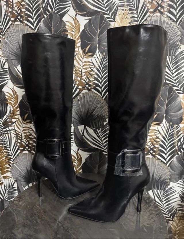 Botas altas negras 37