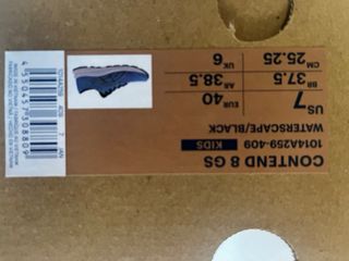 Zapatillas ASICS Contend 8 GS Azul/Verde Talla 37.