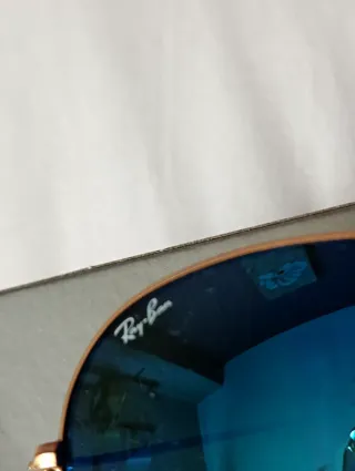 Gafas de sol Ray-Ban Aviador Azul de espejo.