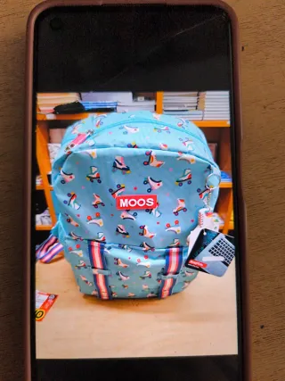 Mochila infantil MOOS patines