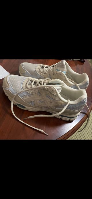 Zapatillas Asics Beige y Azul