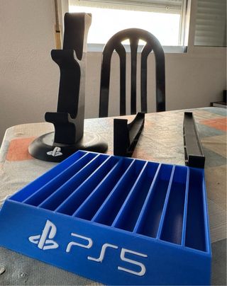 Kit PS5: Soporte Cascos y Mandos + Organizador