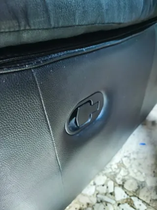 Sofá 3 plazas polipiel extensible