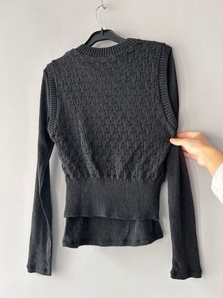 Jersey Zara Gris Talla S