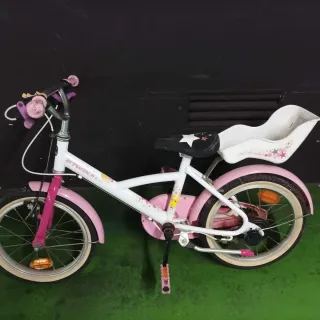 Bicicleta infantil Btwin rosa