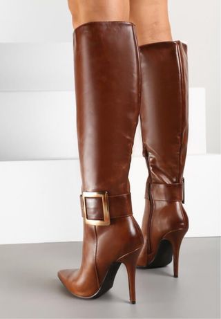 Botas altas marrones
