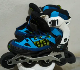 Patines Oxelo Azules y Negros Talla 35-38