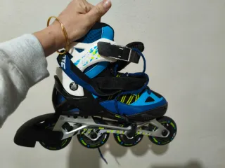 Patines Oxelo Azules y Negros Talla 35-38