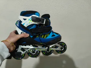Patines Oxelo Azules y Negros Talla 35-38