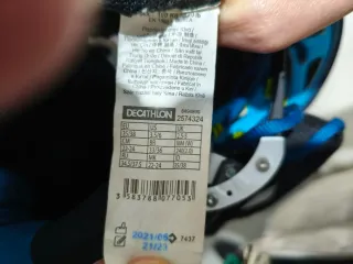 Patines Oxelo Azules y Negros Talla 35-38