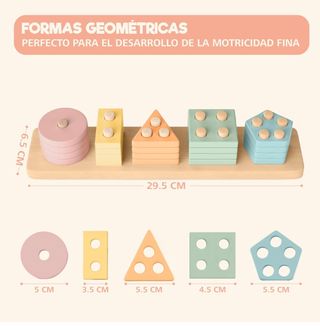 Juguetes Montessori Bloques Apilables