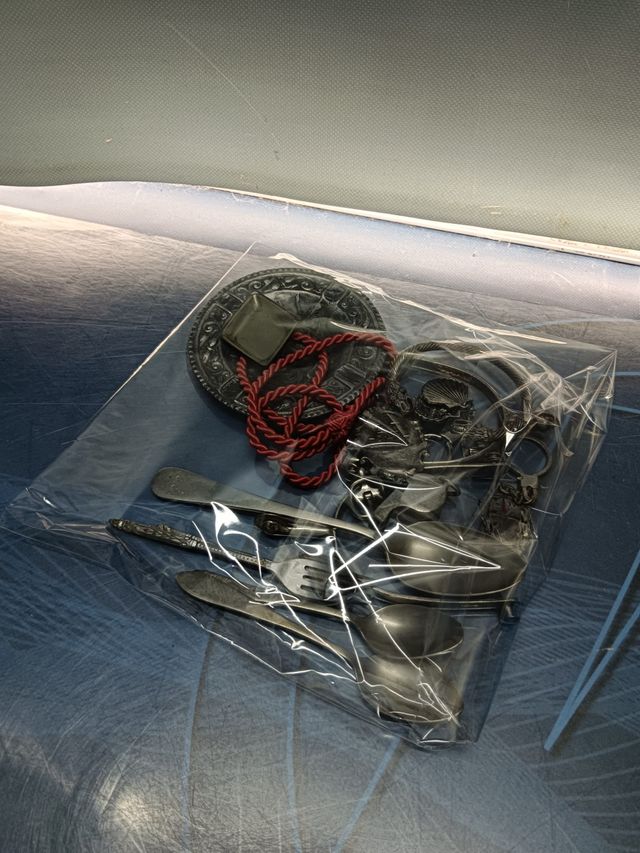 Lote 14 artículos variados de metal-coleccionismo