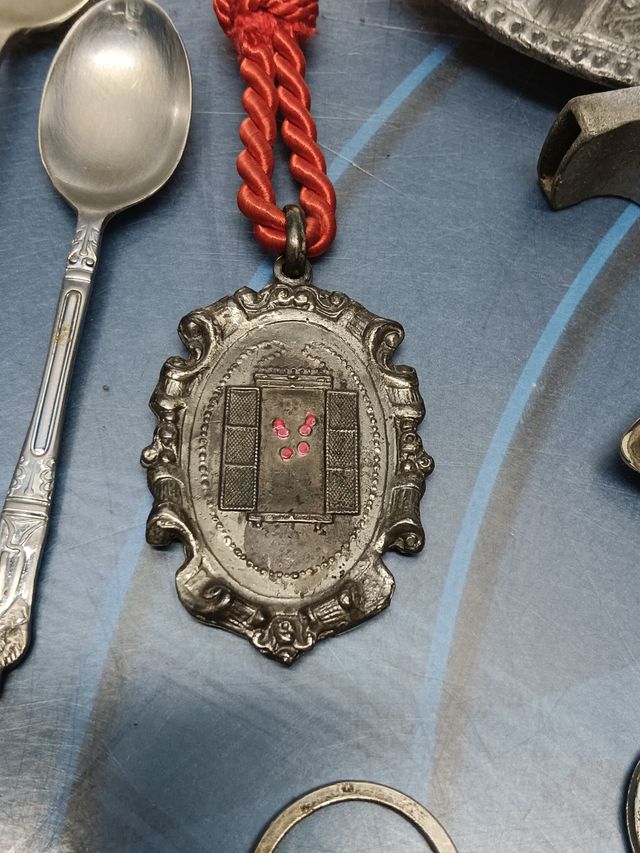 Lote 14 artículos variados de metal-coleccionismo