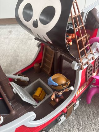 Pinypon Piratas Barco y Fortaleza