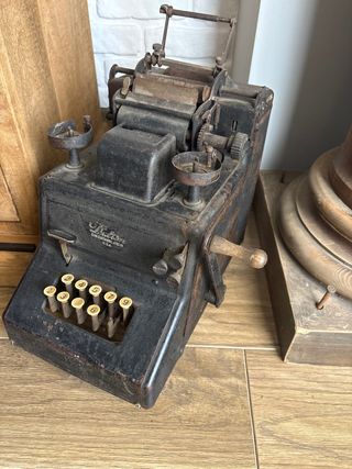 Máquina registradora antigua Halton