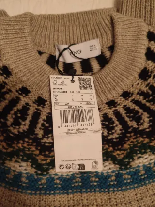 Jersey Mango Lana Jacquard Talla S