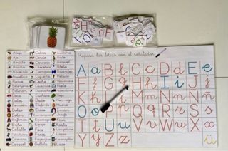 Montessori kit lectoescritura