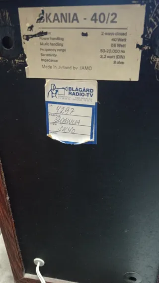 Altavoces SKANIA - 40/2 HIFI