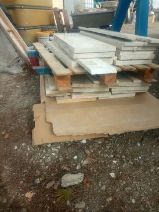 Peldaños de mármol