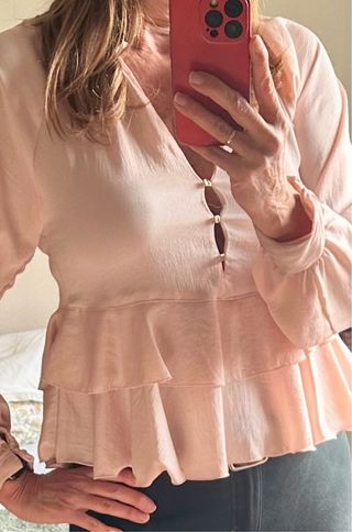 Blusa Zara volantes ZW collection