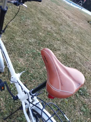 Bicicleta Plegable Blanca