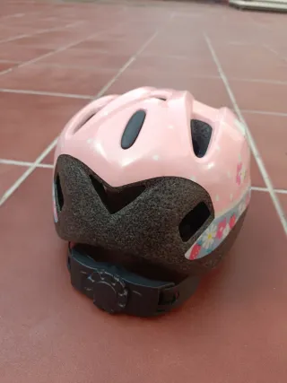 Casco Hello Kitty rosa infantil