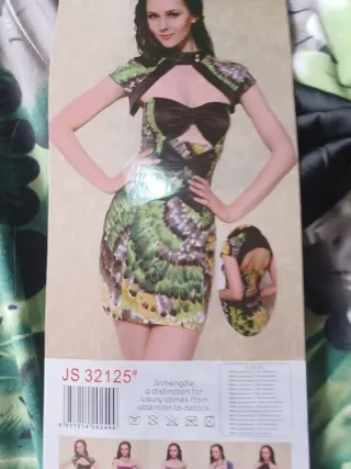 Vestido corto verano estampado