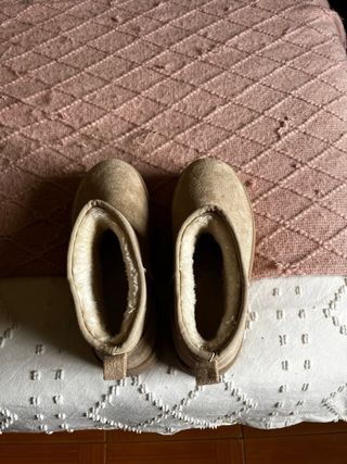 Botas Beige Pelo