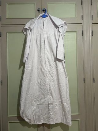 Antifaz y túnica nazareno blanca