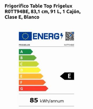 Nevera pequeña con congelador FrigeluX