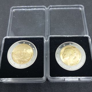 MÓNACO 2007 Y 2015 2 MONEDAS CONMEMORATIVAS DE 2€