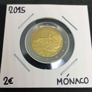 MÓNACO 2007 Y 2015 2 MONEDAS CONMEMORATIVAS DE 2€