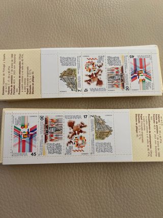 Carnet Ingreso CE Portugal y España 1986