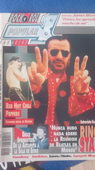 Bowie, Ringo StarrRock Roll Popular revistas