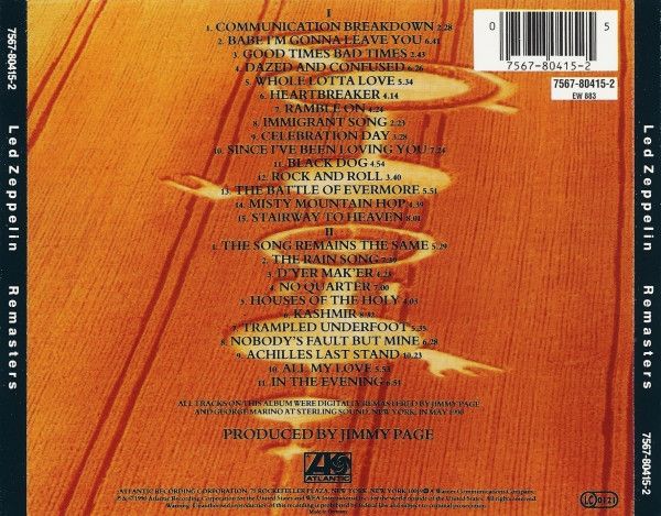 2xCD - Led Zeppelin – Remasters