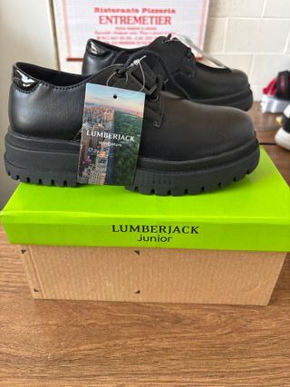 Scarpe Lumberjack bambina nere