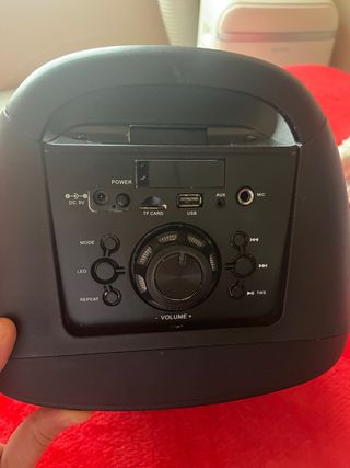 Altavoz Portátil Daewoo LED Azul
