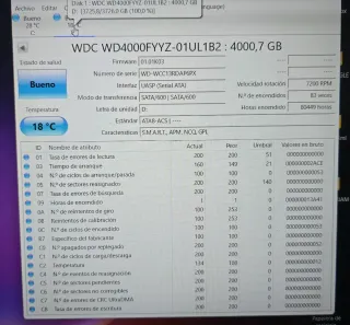 5x WD Re 4TB Discos Duros HDD