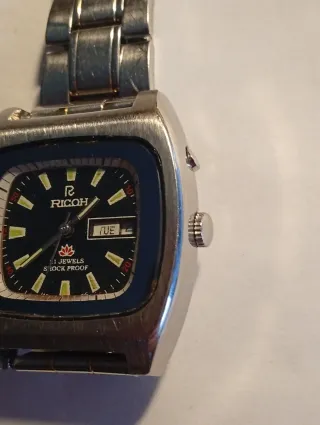 Reloj Ricoh Analógico Esfera Azul