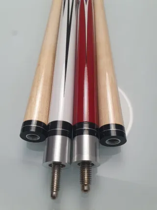 2 Tacos de Billar NUEVOS BOHEMIAN RED Y BLACK.