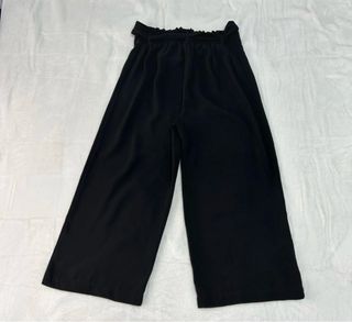 Stradivarius pantalones anchos negros  talla XS
