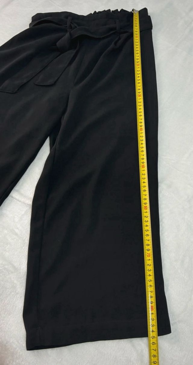 Stradivarius pantalones anchos negros talla XS