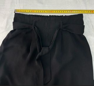 Stradivarius pantalones anchos negros  talla XS