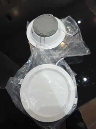 Pack 6 Focos LED Redondos para hueco de 15cm