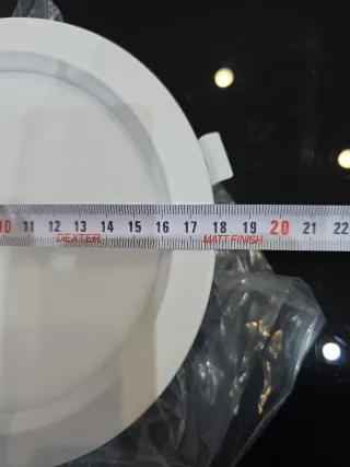 Pack 6 Focos LED Redondos para hueco de 15cm