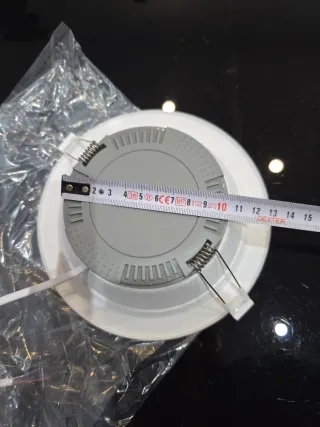 Pack 6 Focos LED Redondos para hueco de 15cm